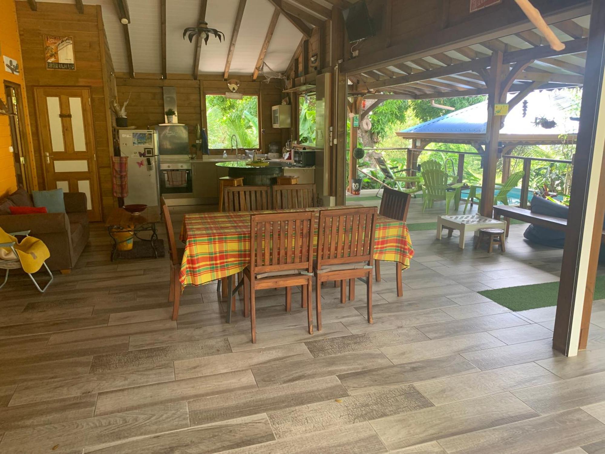 Les Ilets Caraibes Vue Mer Bouillante Bagian luar foto