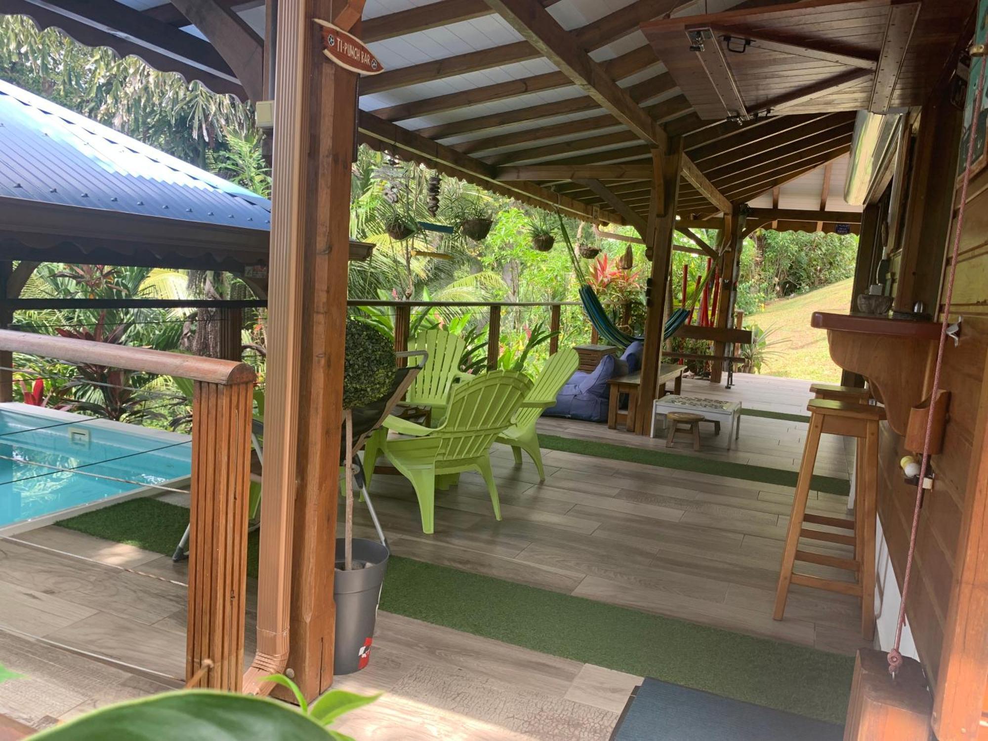 Les Ilets Caraibes Vue Mer Bouillante Bagian luar foto